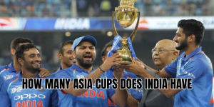 how many asia cups does india have